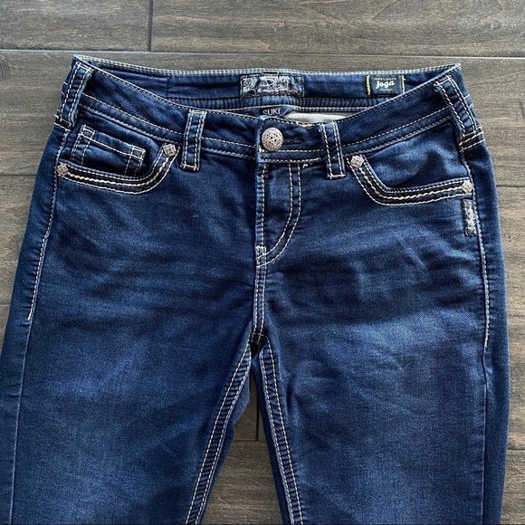 SILVER Suki Mid Pencil Skinny Joga Jeans 29 X 31 - Picture 4 of 11